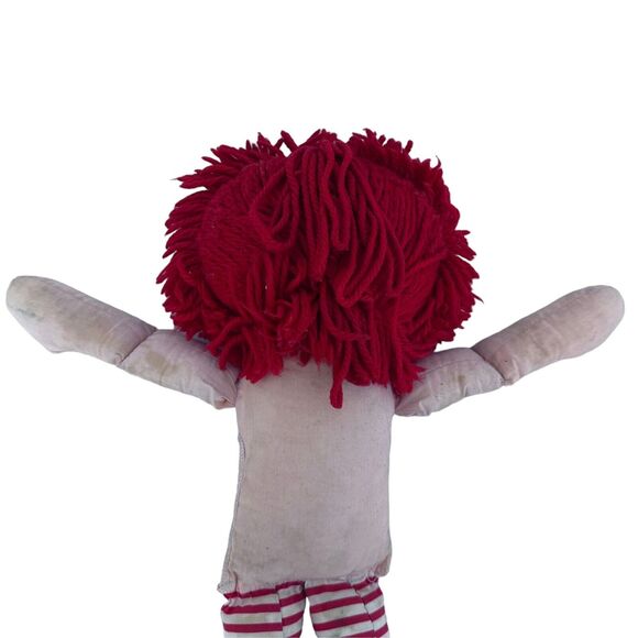 Raggedy Ann Doll Vintage 18" Unbranded I Love You Heart No Clothes Cute Floppy - Picture 9 of 13